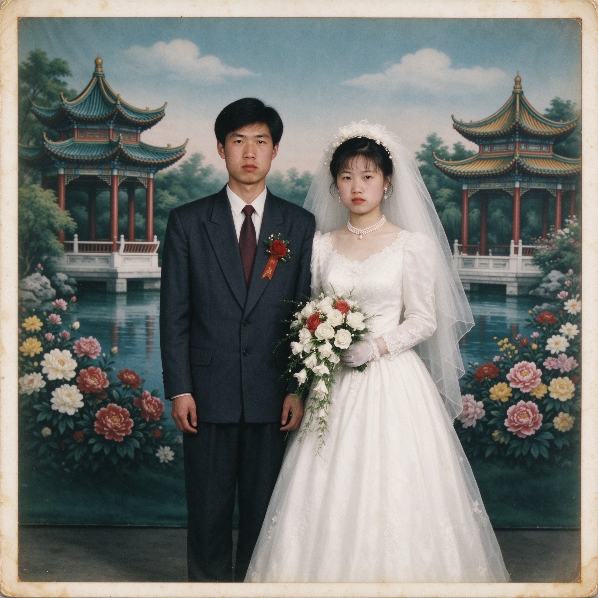 婚纱合影